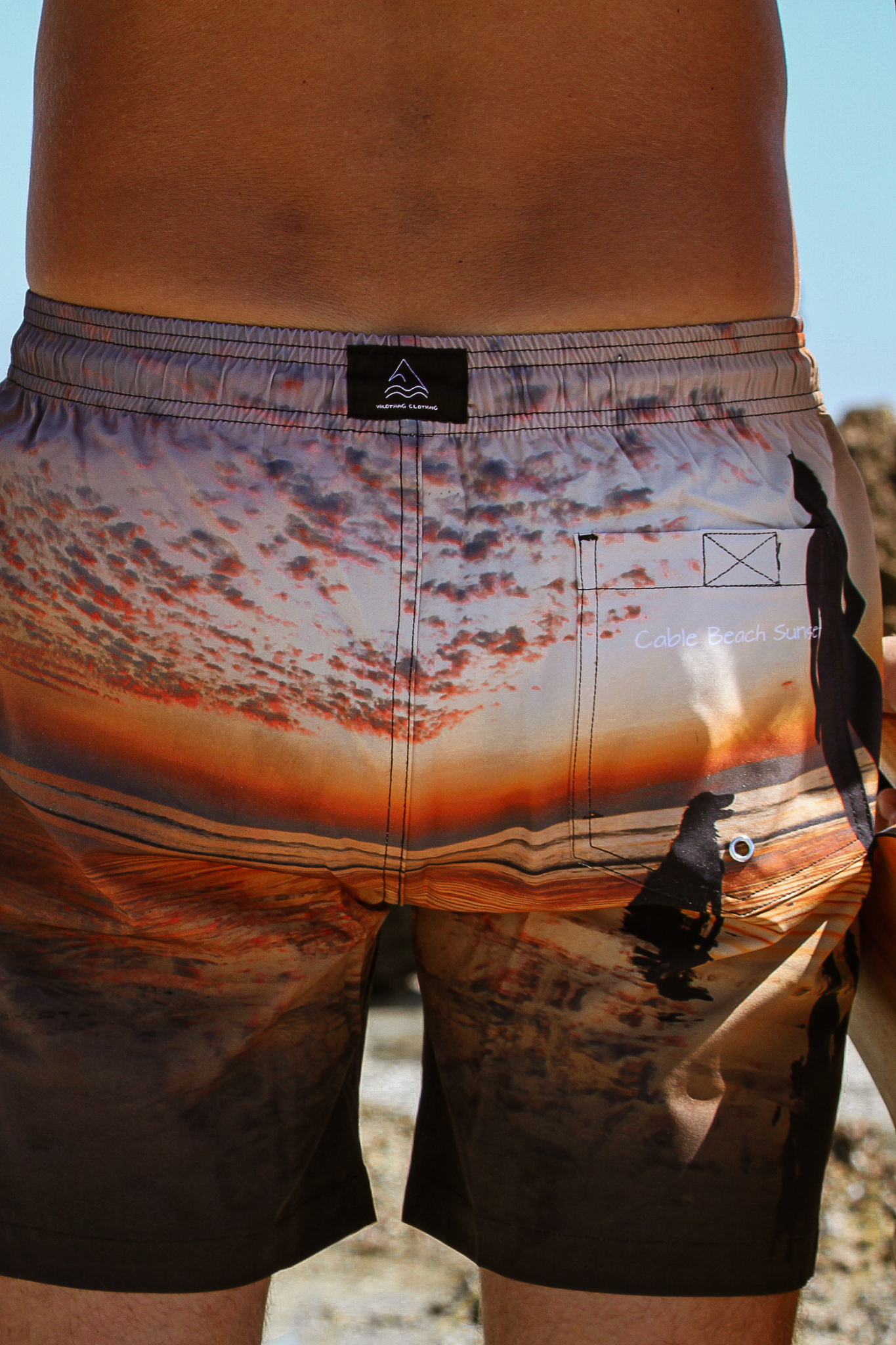 Cable Beach Sunset Recycled lifestyle short