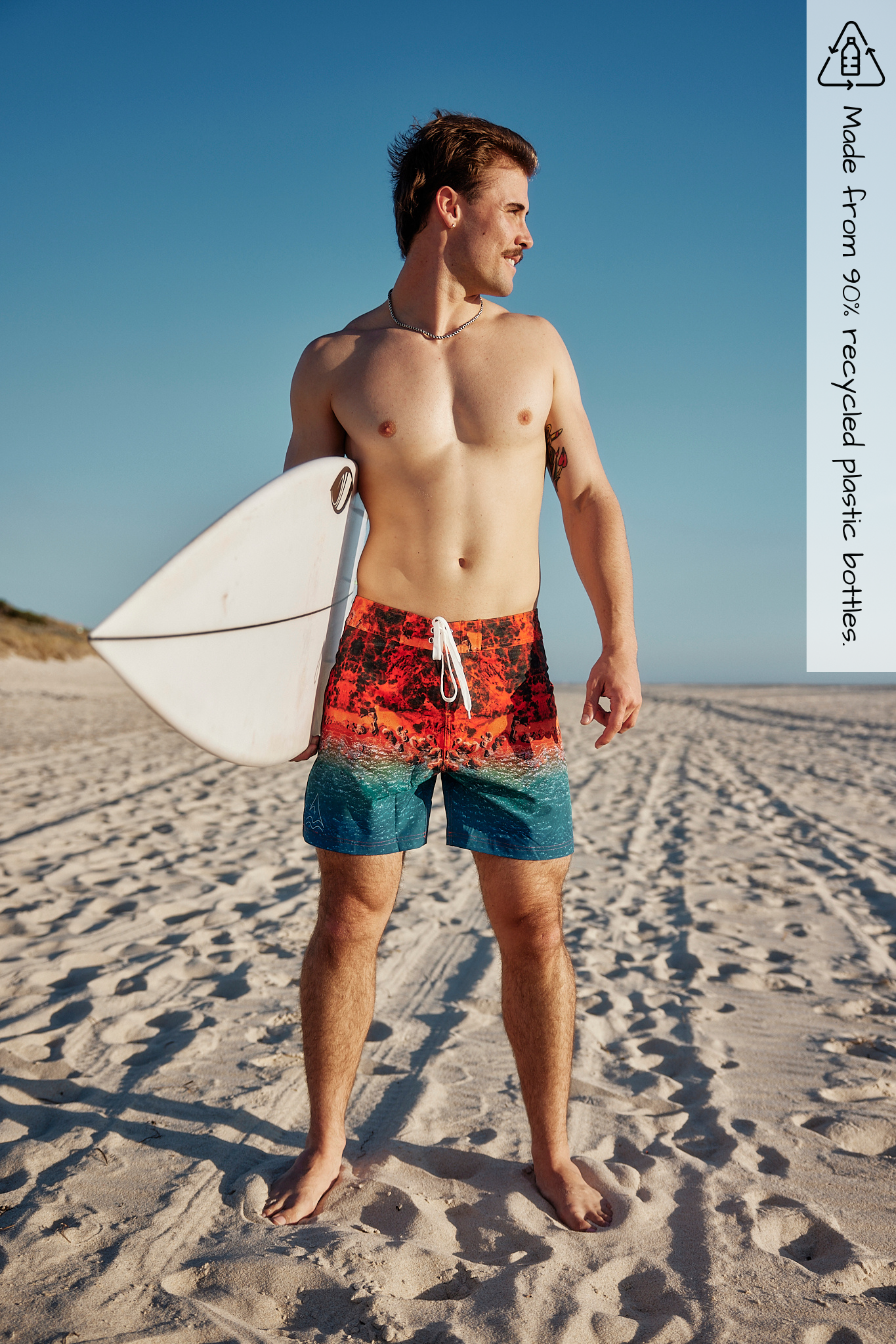Crab Creek recycled surf short